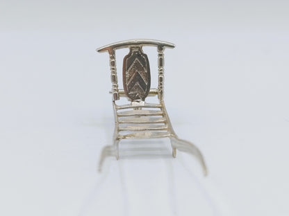 Silberne Miniatur-Schubkarre, 18. Jahrhundert