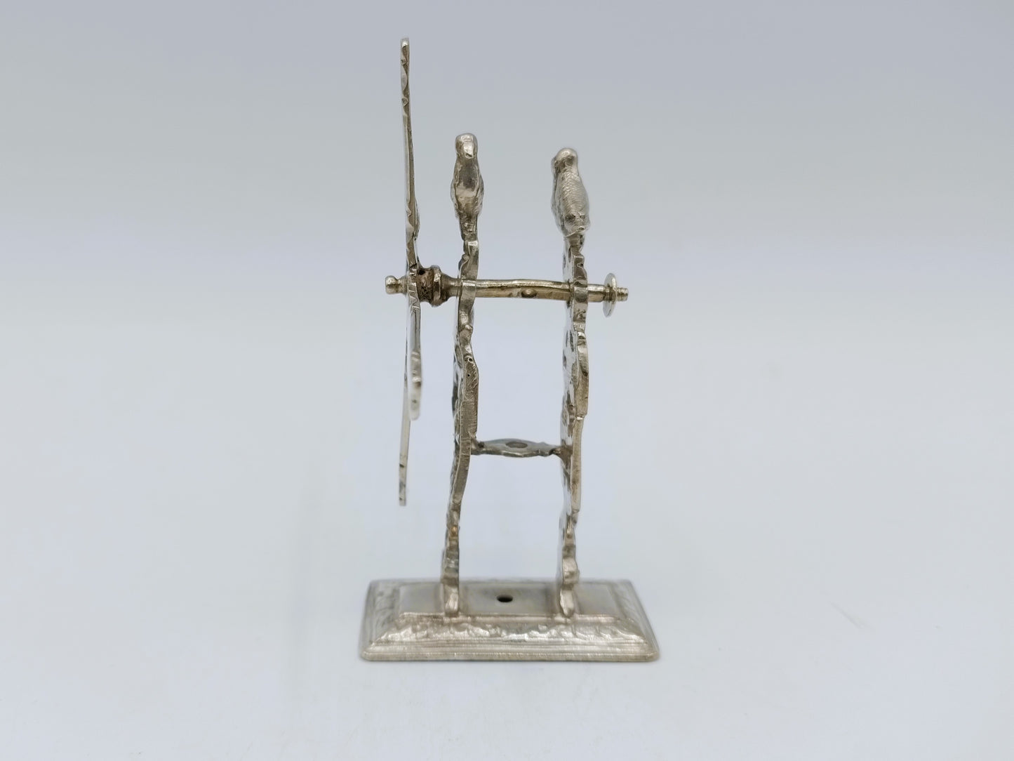 Zilveren miniatuur haalmolen, L. Eylof (?), Amsterdam, 17e eeuws