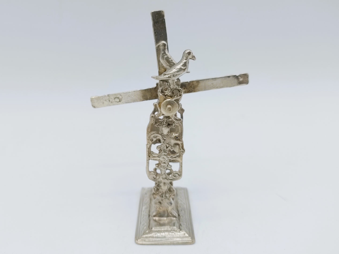 Zilveren miniatuur haalmolen, L. Eylof (?), Amsterdam, 17e eeuws