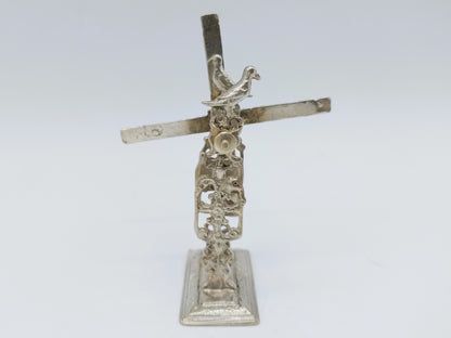 Zilveren miniatuur haalmolen, L. Eylof (?), Amsterdam, 17e eeuws