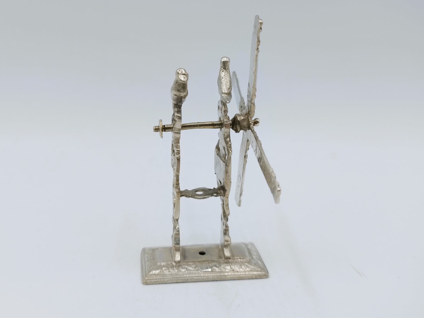 Zilveren miniatuur haalmolen, L. Eylof (?), Amsterdam, 17e eeuws