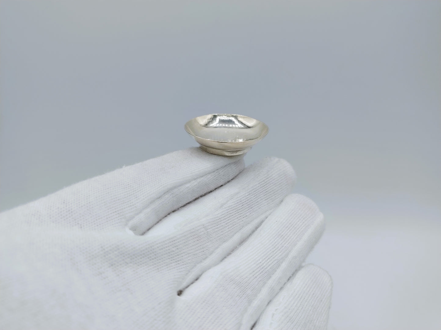 Zilveren miniatuur bord, J. van Somerwil I, Amsterdam, 1763
