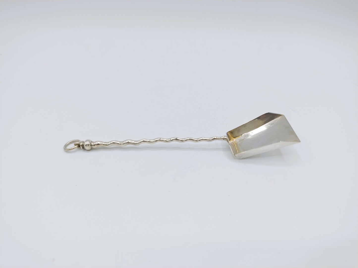 Zilveren miniatuur kolenschop, P. van Somerwil I, Amsterdam, ca. 1725