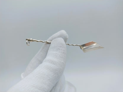 Zilveren miniatuur kolenschop, P. van Somerwil I, Amsterdam, ca. 1725