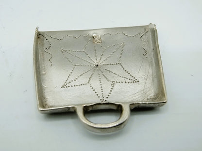 Zilveren miniatuur blik, J. Breda, Amsterdam, ca. 1695