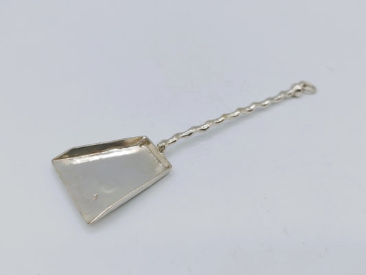 Silver miniature coal shovel, A. van der Hoeff, Haarlem, c. 1720