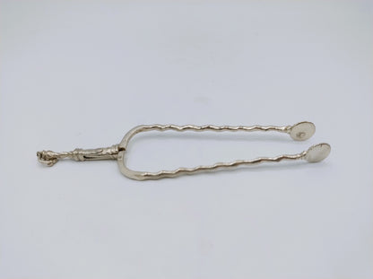 Zilveren miniatuur haardtang, P. Snijder, Haarlem, ca. 1740