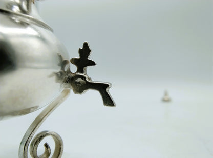 Zilveren miniatuur kraantjeskan, T. Huigen, Harlingen, ca. 1690