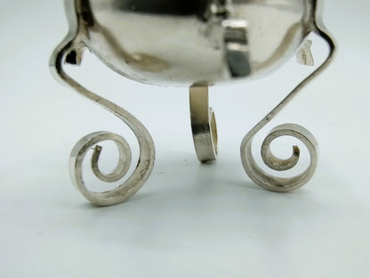 Zilveren miniatuur kraantjeskan, T. Huigen, Harlingen, ca. 1690