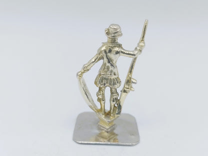 Silberminiatur, Soldat mit Musket, J.A. Karsten, Leeuwarden, ca. 1780