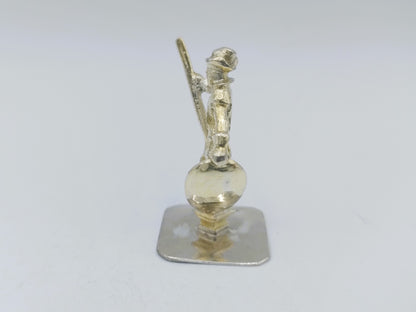 Silberminiatur, Soldat mit Musket, J.A. Karsten, Leeuwarden, ca. 1780