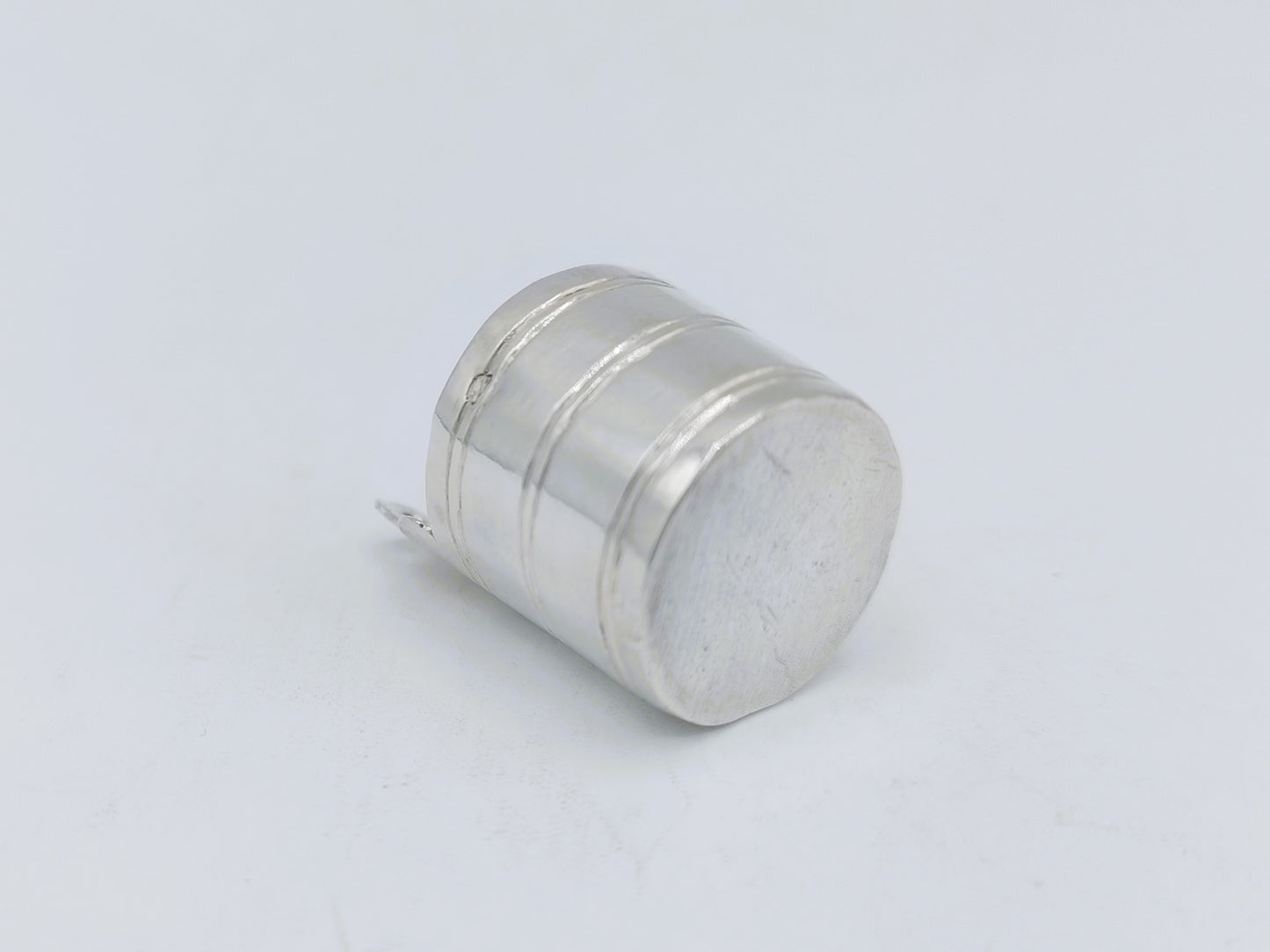 Silver miniature soap dish, 18th century