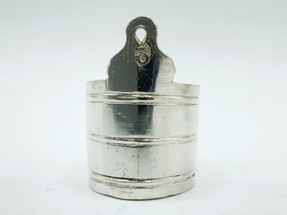 Silver miniature soap dish, 18th century