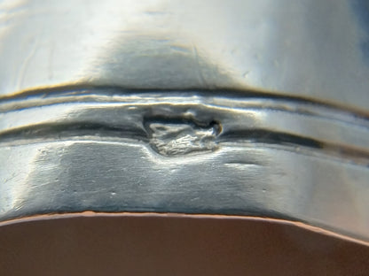 Silver miniature soap dish, 18th century