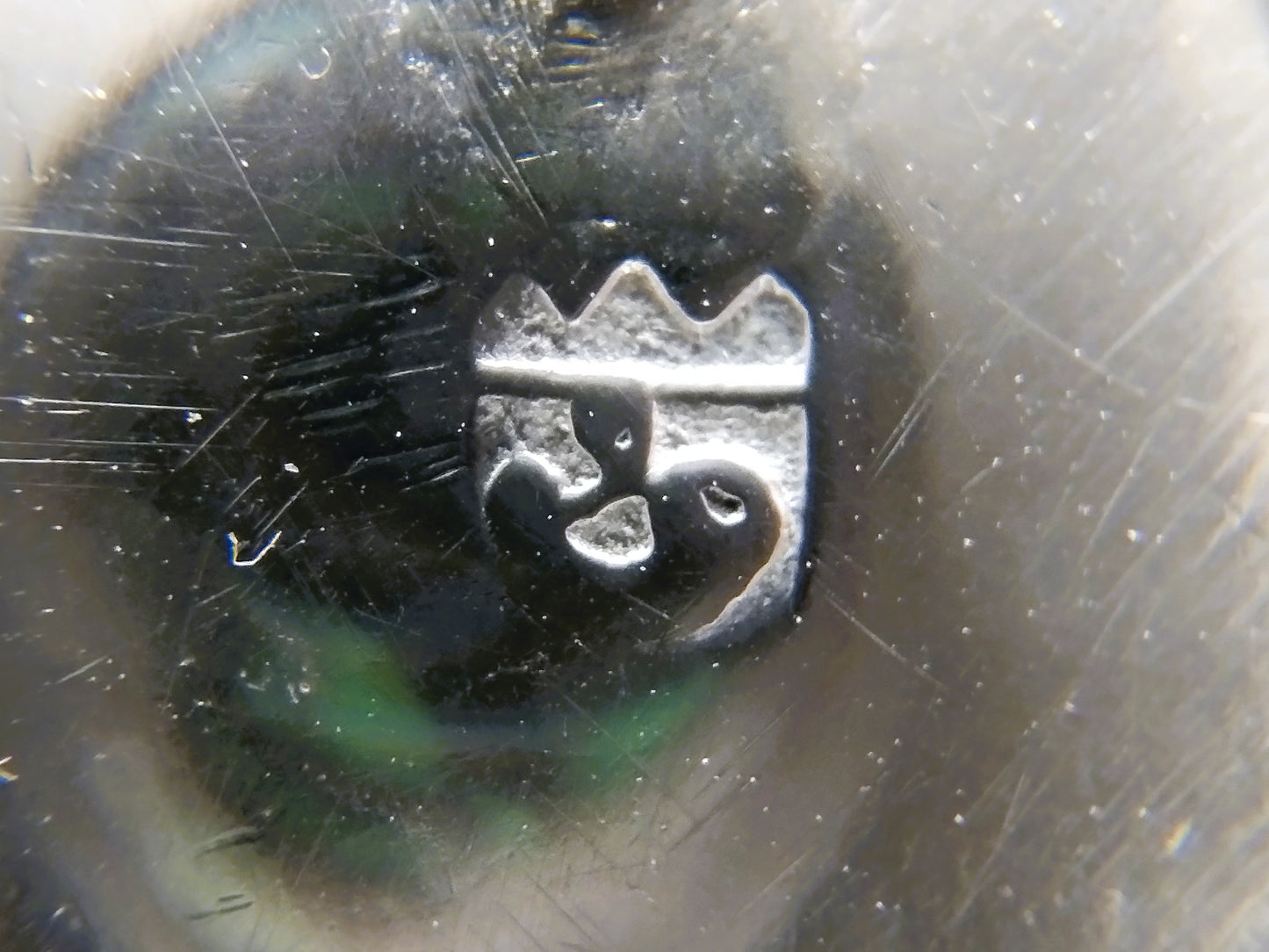 Zilveren geboortelepel, Moederliefde, G. van Velsen, Bolsward, ca. 1725