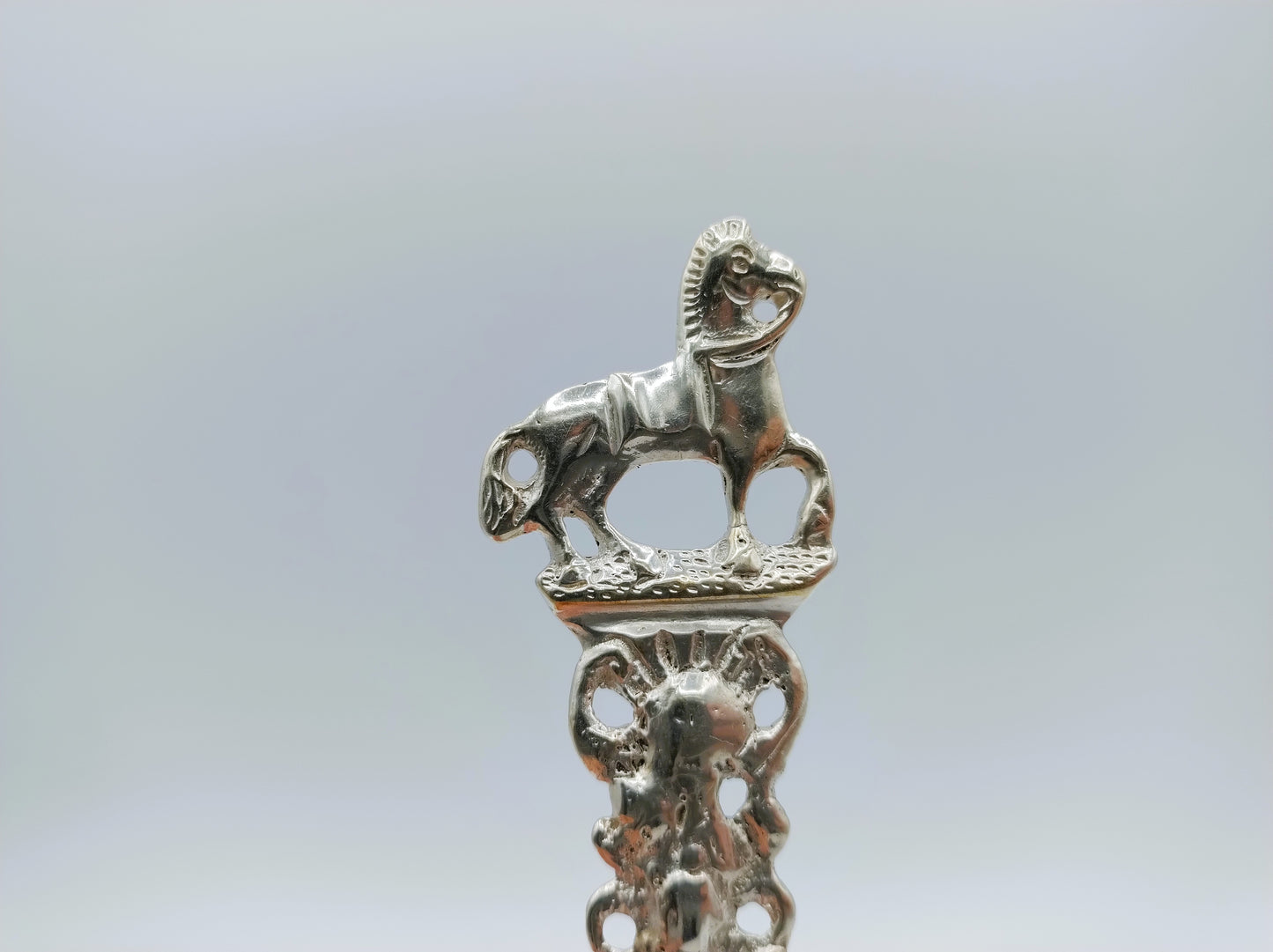 Silberner Geburtslöffel, A. Offringa, Huizum, 1790