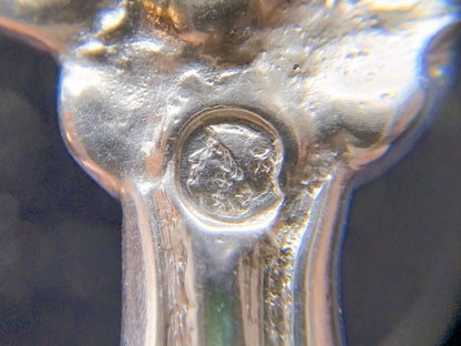 Silver birth spoon, H. Adema, Leeuwarden, 1860