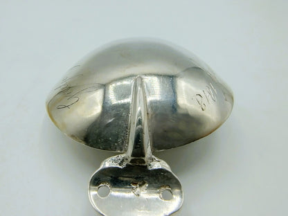 Silver birth spoon, H. Adema, Leeuwarden, 1860