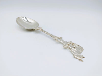 Silver birth spoon, J. Dijkstra, Ysbrechtum, 1815