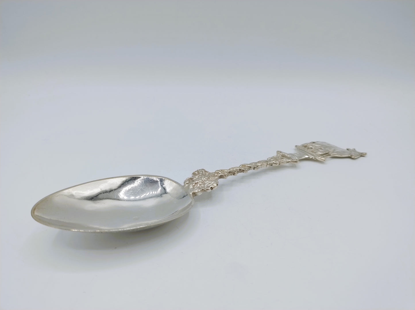 Silver birth spoon, J. Dijkstra, Ysbrechtum, 1815