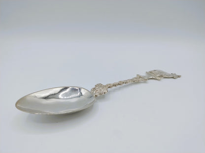 Silver birth spoon, J. Dijkstra, Ysbrechtum, 1815