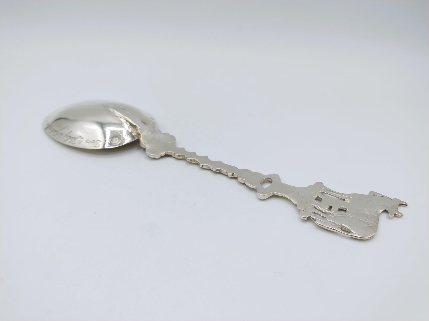 Silver birth spoon, J. Dijkstra, Ysbrechtum, 1815