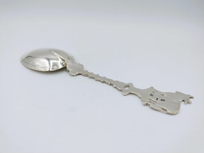 Silver birth spoon, J. Dijkstra, Ysbrechtum, 1815