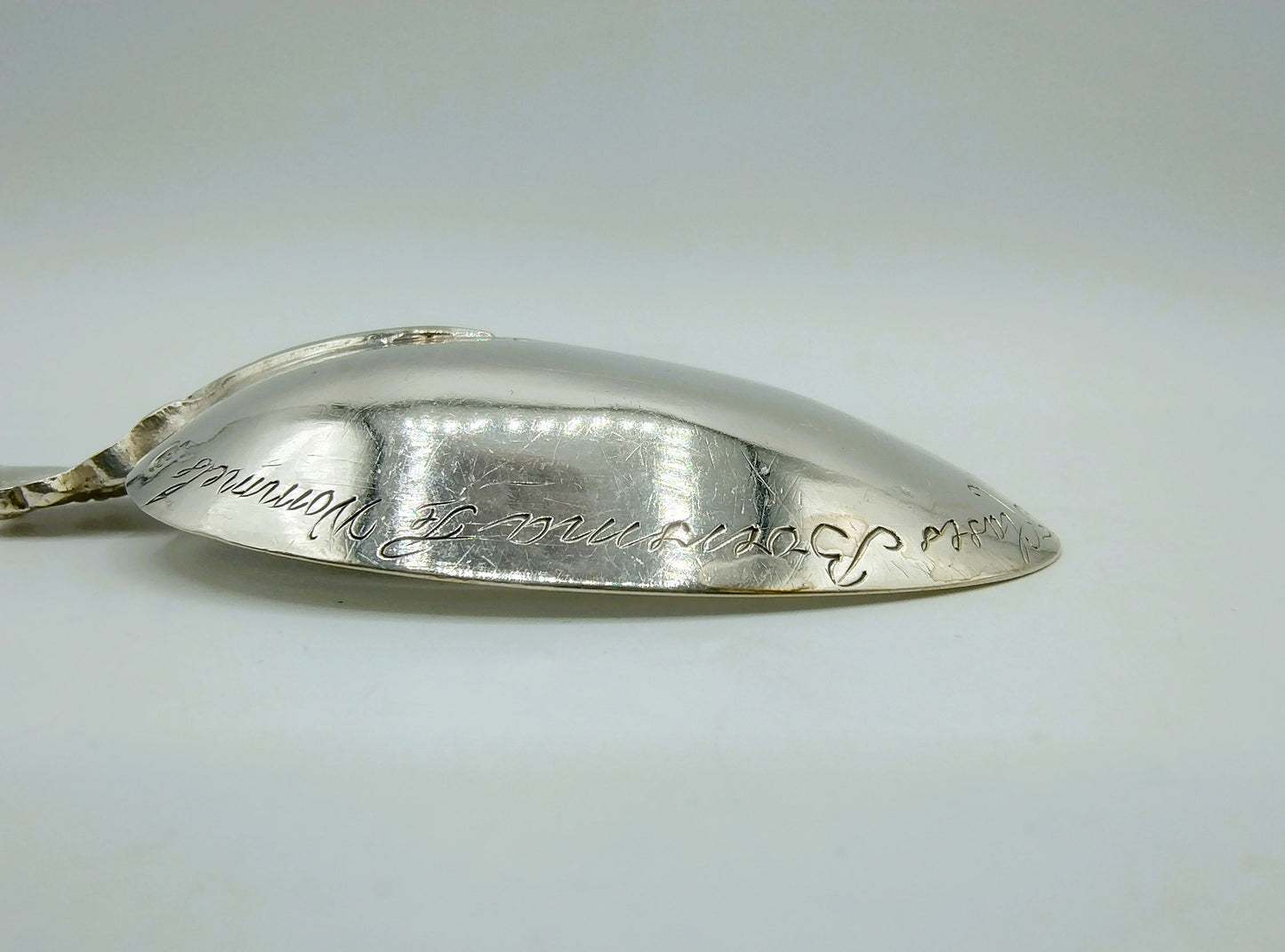 Silver birth spoon, J. Dijkstra, Ysbrechtum, 1815