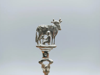 Silver birth spoon, J. Dijkstra, Ysbrechtum, 1815