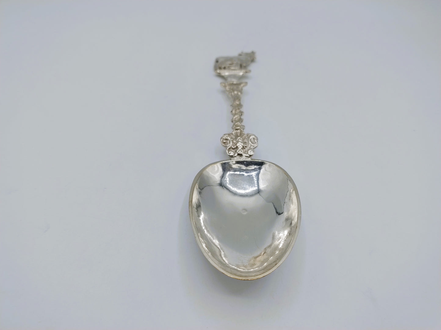 Silver birth spoon, J. Dijkstra, Ysbrechtum, 1815