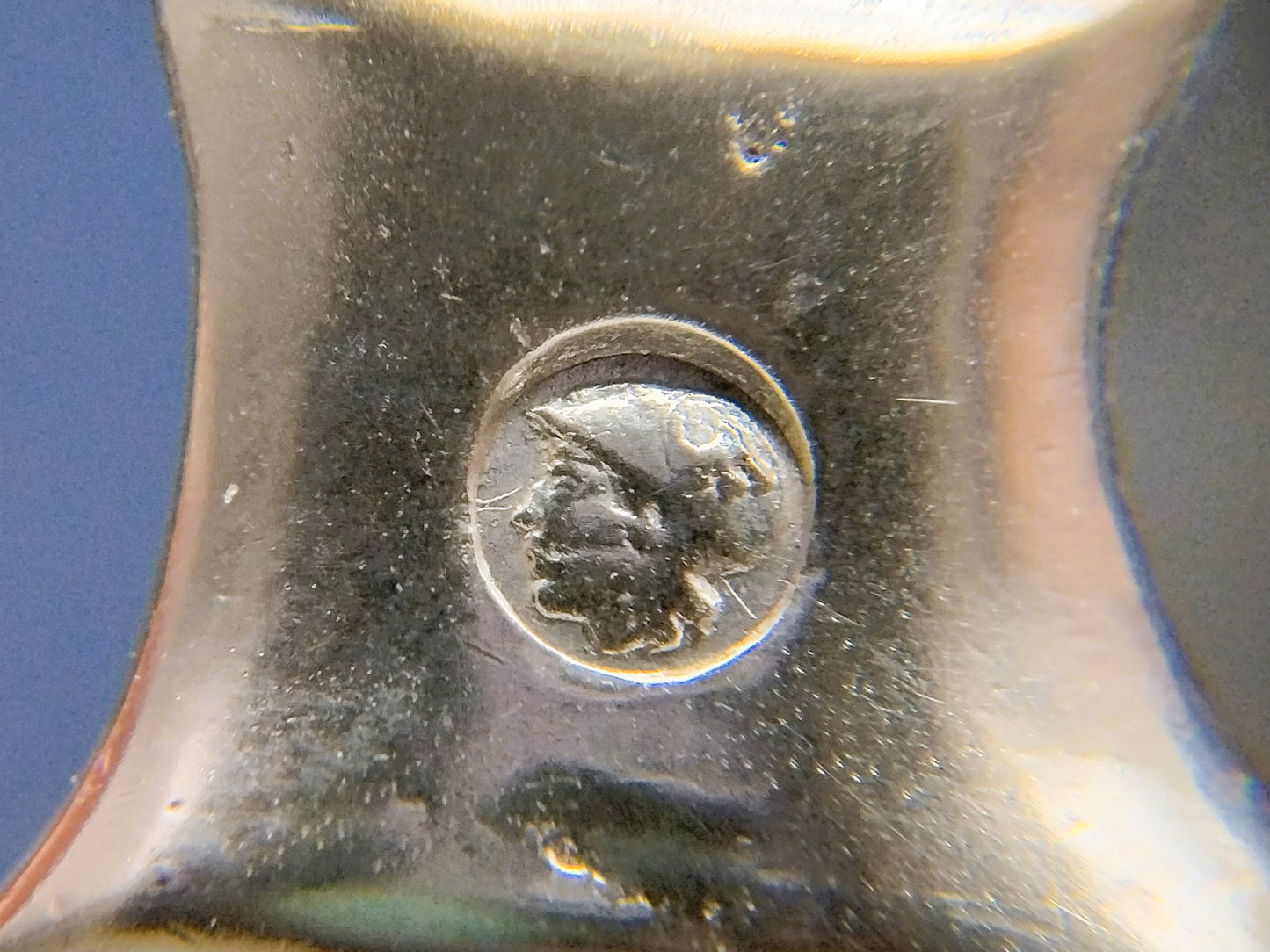 Silver birth spoon, J. Dijkstra, Ysbrechtum, 1815