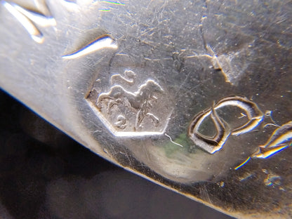 Silver birth spoon, J. Dijkstra, Ysbrechtum, 1815