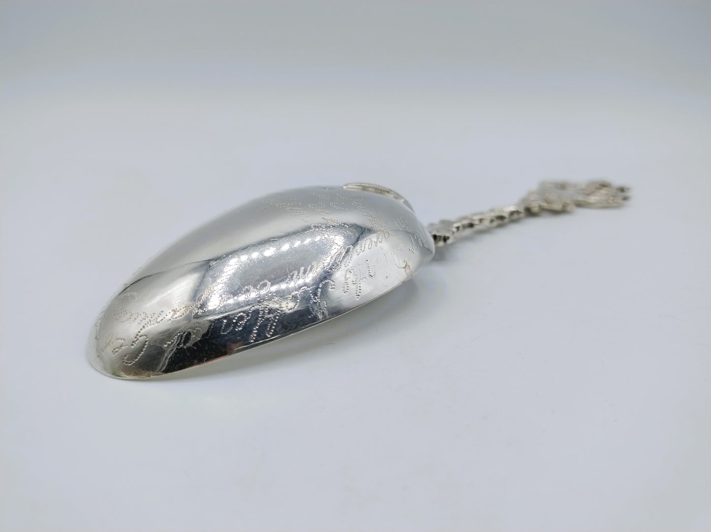 Zilveren geboortelepel, A.H. Braam, Sneek,  1817