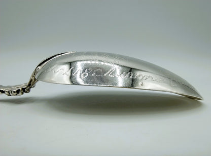 Zilveren geboortelepel, A.H. Braam, Sneek,  1817