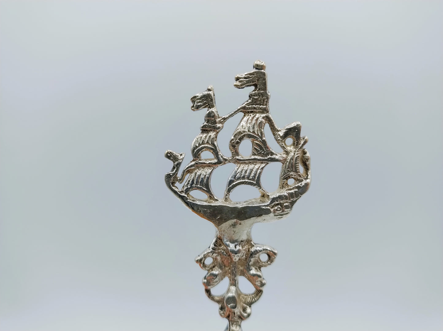 Zilveren geboortelepel, A.H. Braam, Sneek,  1817