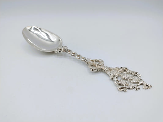 Silberner Hochzeitslöffel, Y. Posthumus, Leeuwarden, ca. 1790