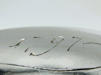 Silberner Geburtslöffel, H. Overhulsman, Amsterdam, 1797