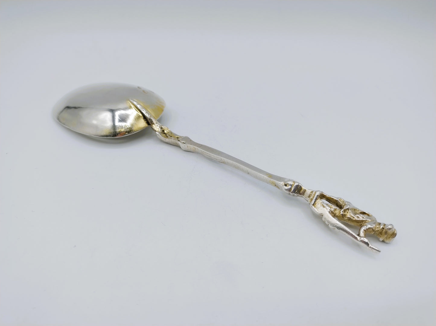 Silberner Zierlöffel, J. Selling, Amsterdam, 1780