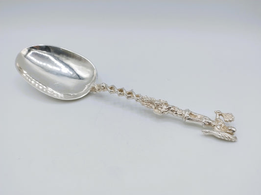 Zilveren geboortelepel, Vrede, G. van Velsen, Bolsward, 1732