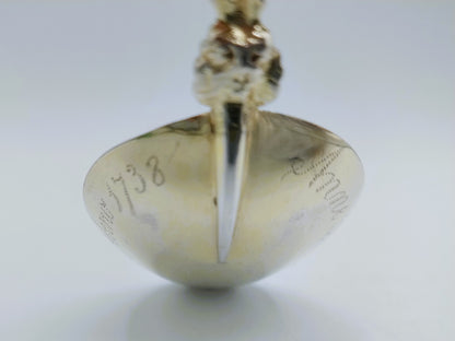 Silberner Geburtslöffel, Musketier, Harlingen, 1738