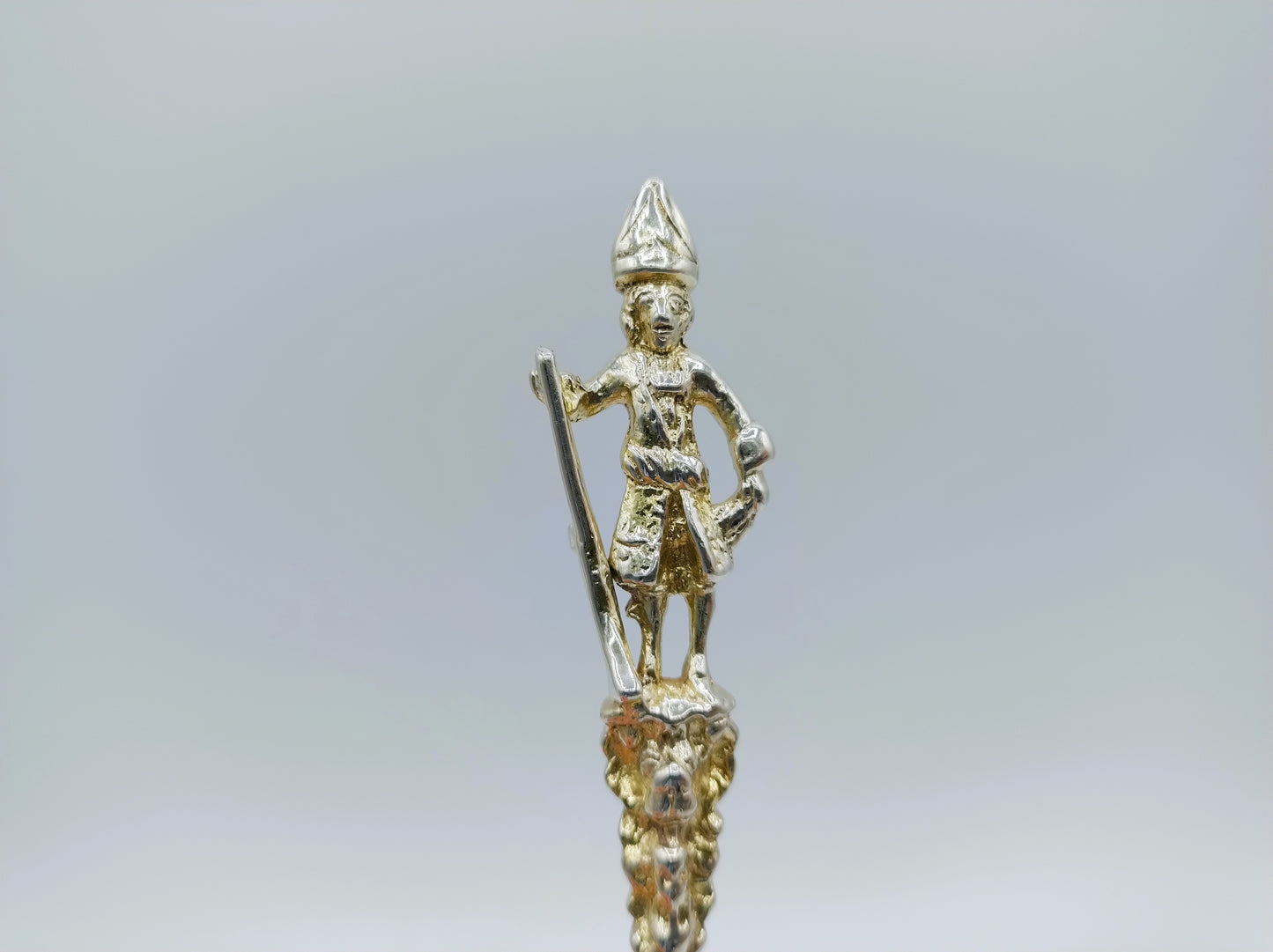 Silberner Geburtslöffel, Musketier, Harlingen, 1738