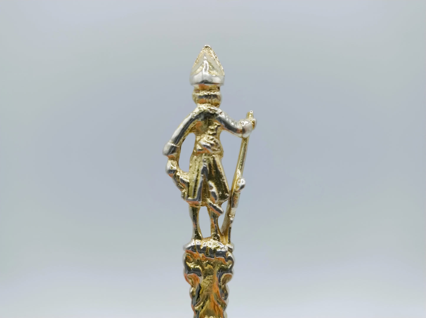 Silberner Geburtslöffel, Musketier, Harlingen, 1738