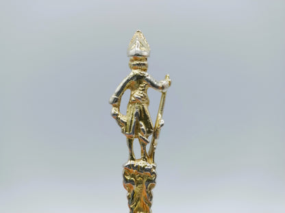 Silberner Geburtslöffel, Musketier, Harlingen, 1738
