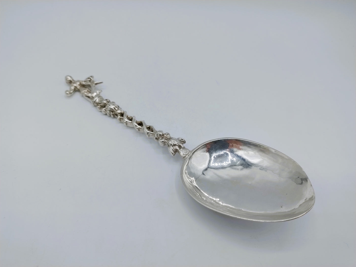 Zilveren geboortelepel, Hoop, F. Douma, Stavoren, ca. 1740