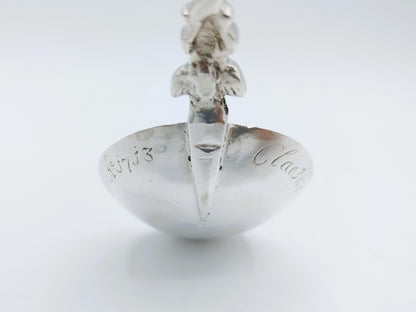 Zilveren geboortelepel, Hoop, F. Douma, Stavoren, ca. 1740