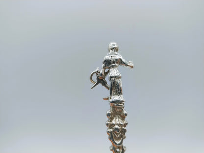 Zilveren geboortelepel, Hoop, F. Douma, Stavoren, ca. 1740