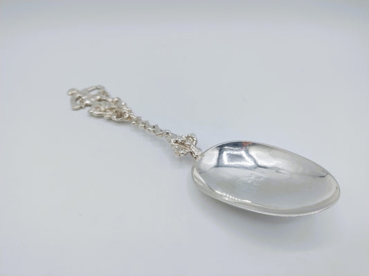 Zilveren herinneringslepel, Nar, O. Ydema, Sneek, 1771