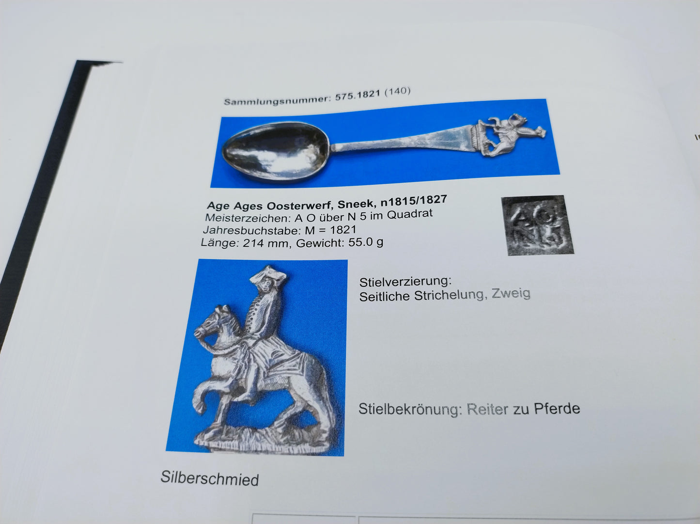 Unieke collectie met 39 Friese geboortelepels inclusief familiekronieken, 19e eeuws