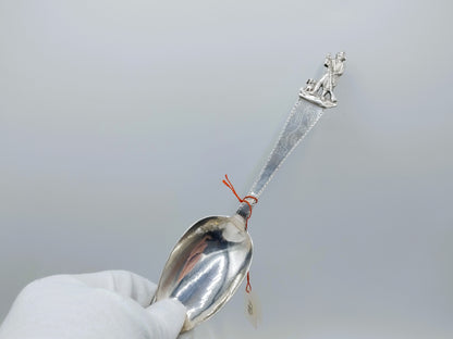 Unieke collectie met 39 Friese geboortelepels inclusief familiekronieken, 19e eeuws