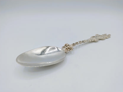 Zilveren gelegenheidslepel, Moederliefde, ca. 1880